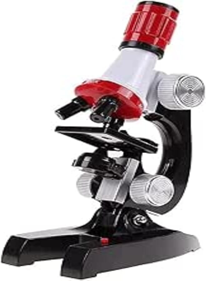 Biological Microscope Lab LED Microscope 100X to 1200X Science Home School Educational Optical Instrument